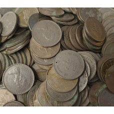 HONG KONG 1978 - 1998 . ONE 1 DOLLAR COINS . 173 COINS . UNCHECKED BY US